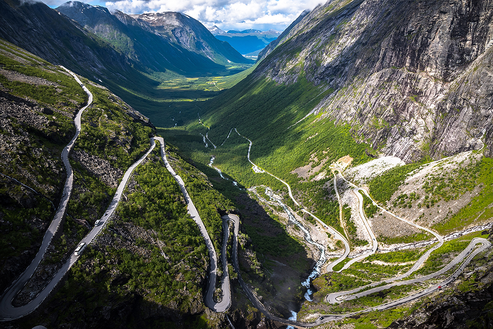 The Trollstigen Road in Norway