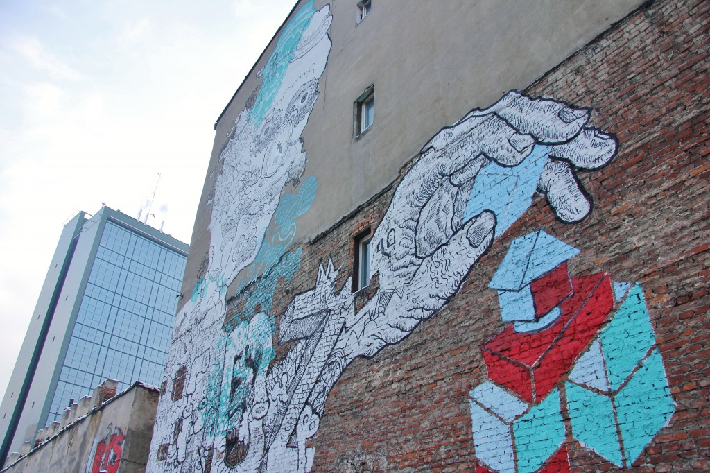 Graffiti, Street art, Lodz, Poland, Jaracza