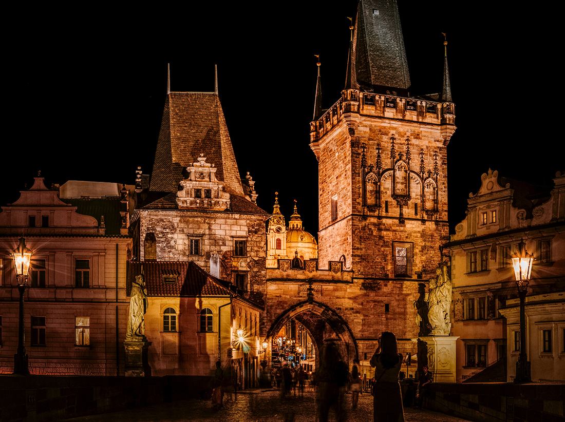 Prague at night - most romantic cities in Europe