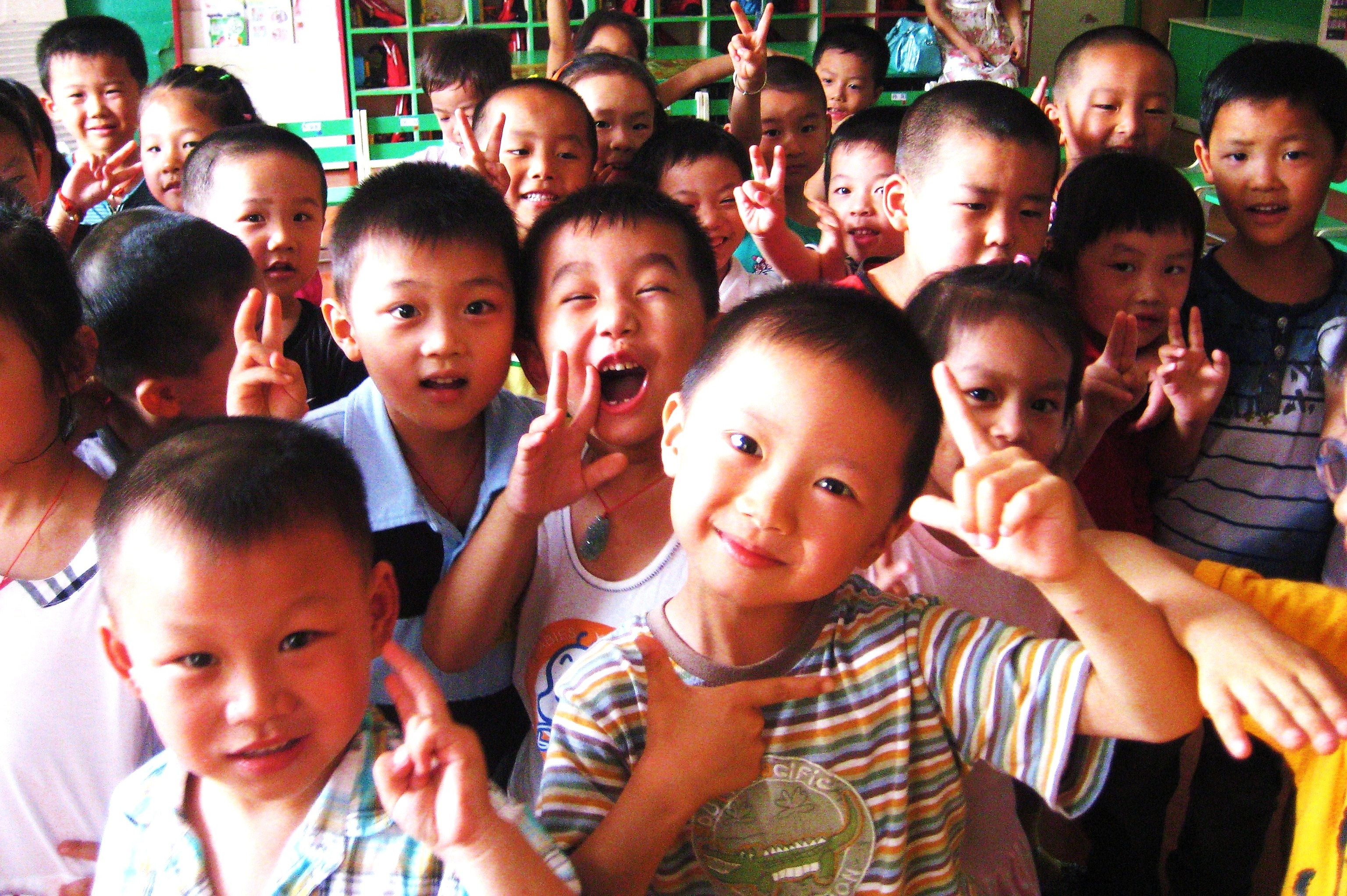 Teaching English in Chinese, Young children, China The