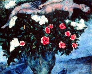 Marc Chagall The Woman and the Roses