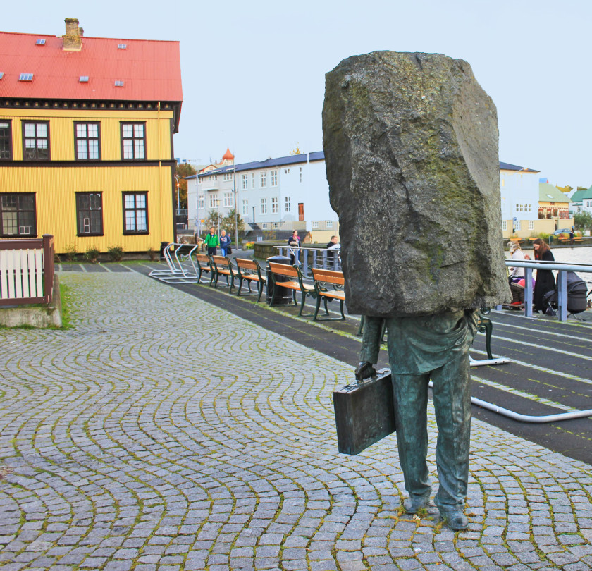 Quirky Sculpture in Reykjavik,