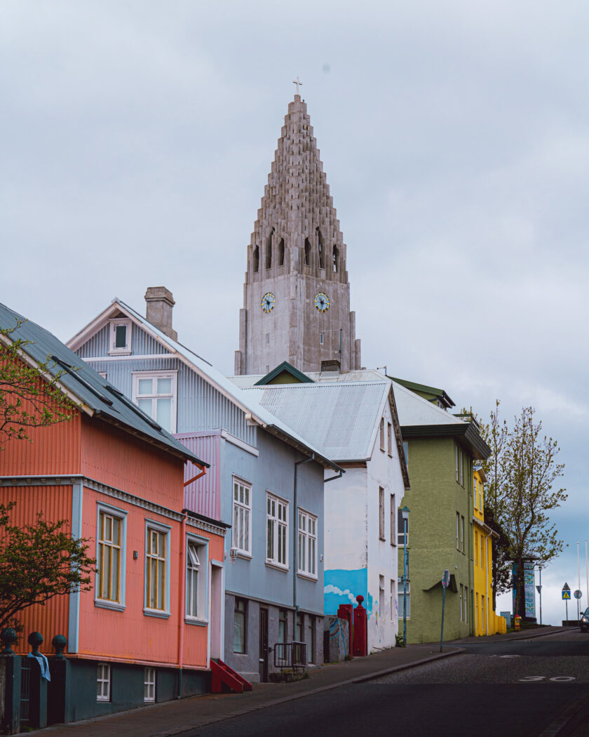 Colourful buildings in Reykjavik