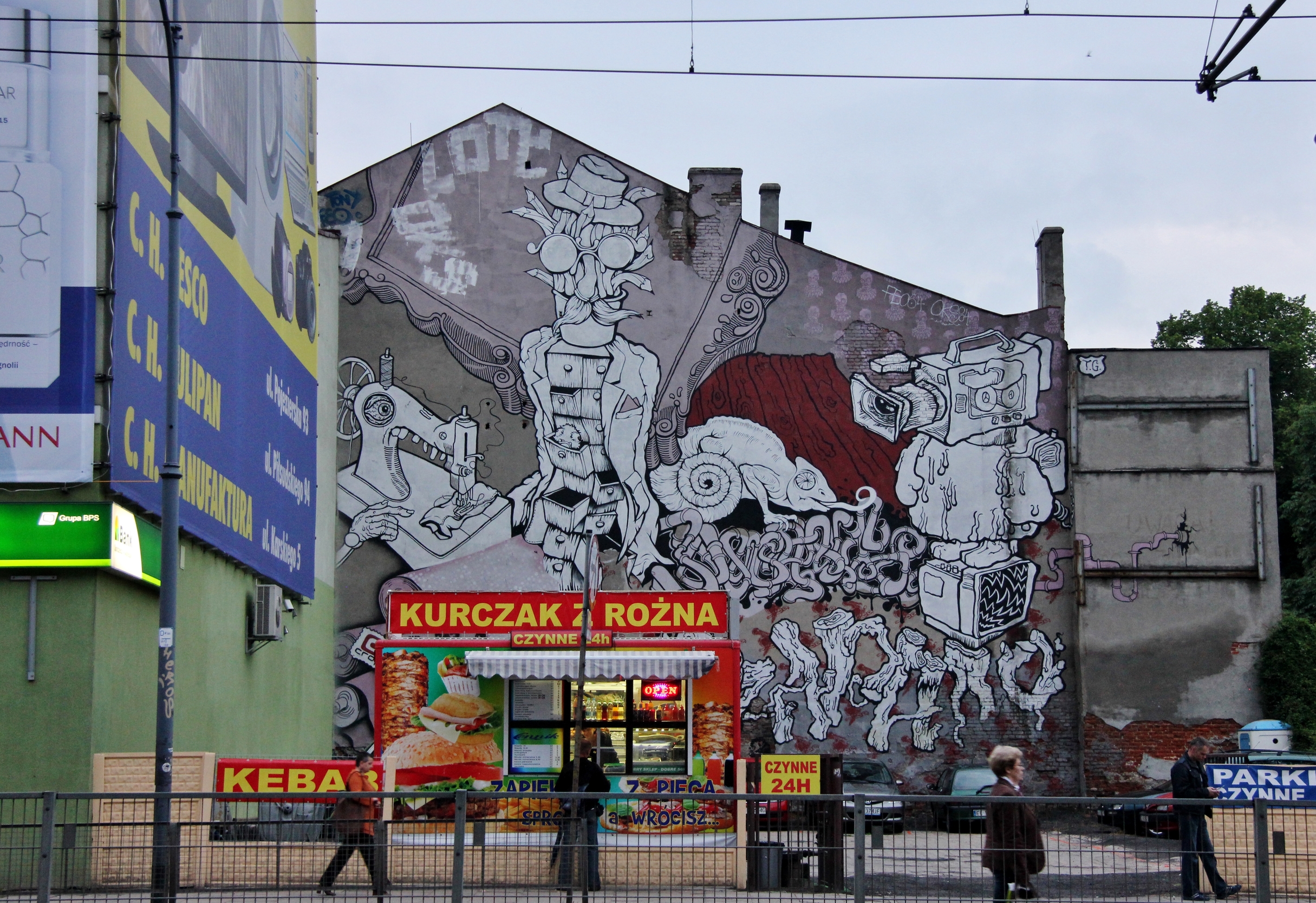 Lodz street art, Urban Forms