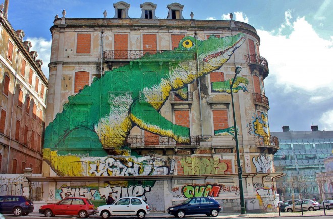 Street art, graffiti, Lisbon
