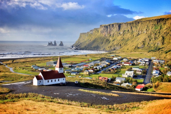 Vik, town, South Iceland