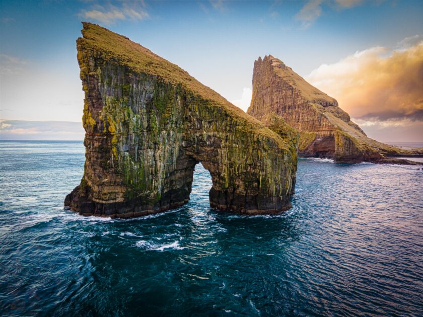 Drangarnir Rocks on the Faroe Islands