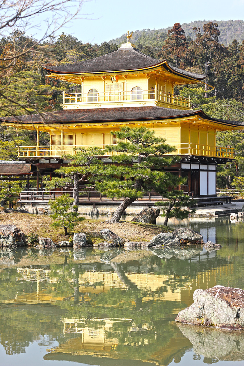 Golden pavilion temple, Kyoto