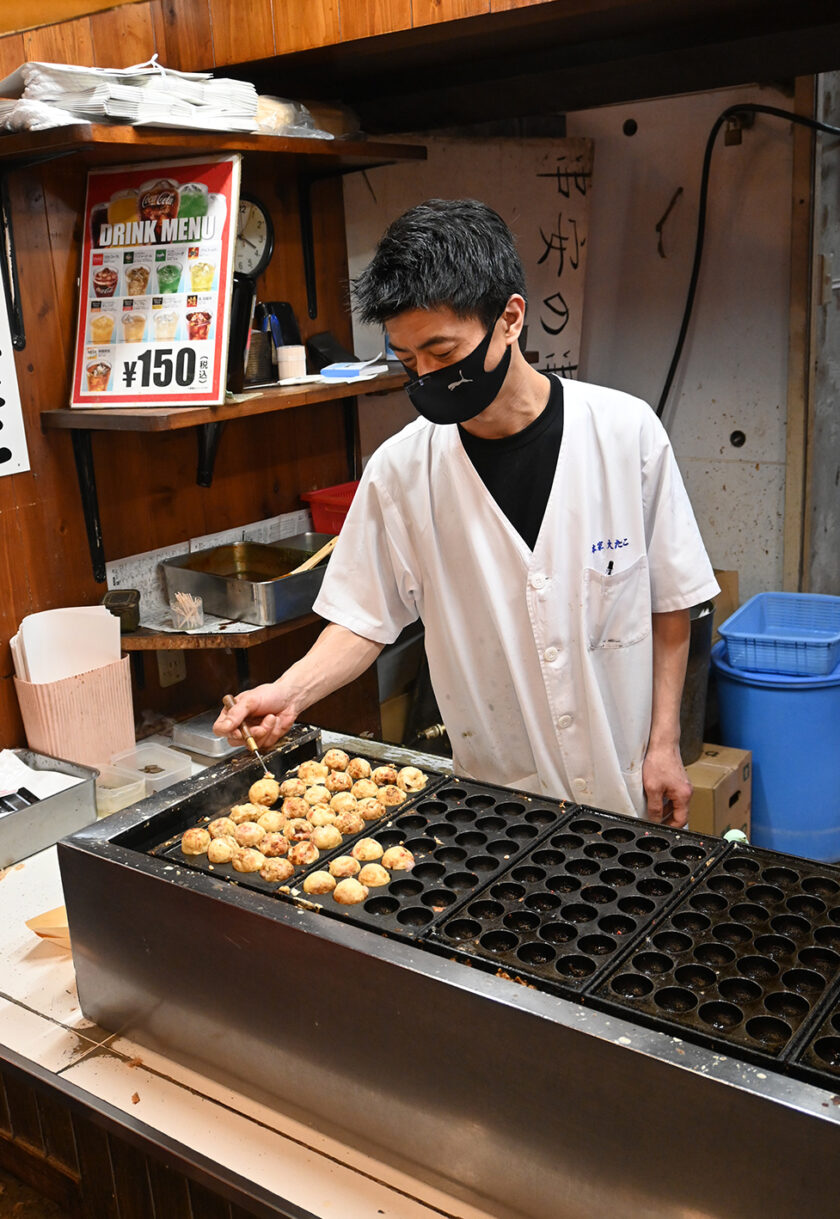 Dotonbori street food in Osaka