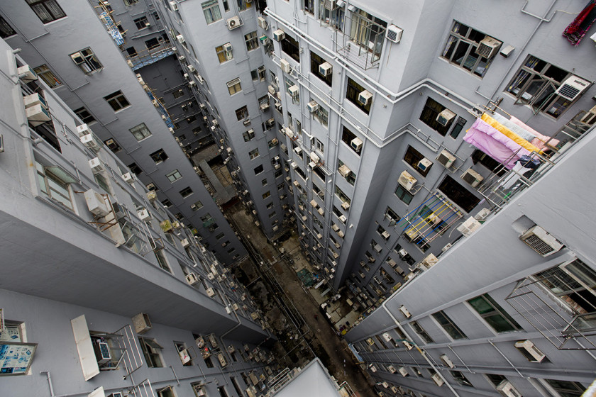 Chungking Mansions in Hong Kong
