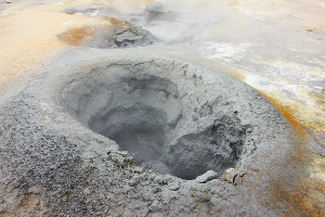 Mud Pools at Hverir in Myvatn, North Iceland