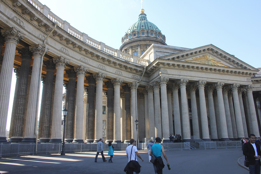 Kazan Cathedral, the Beautiful city of St Petersburg