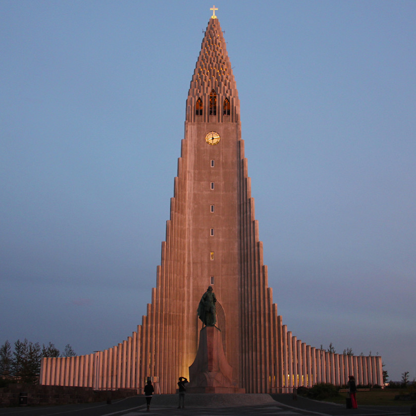 Hallgrimskirkja Church in Reykjavik - travel itinerary