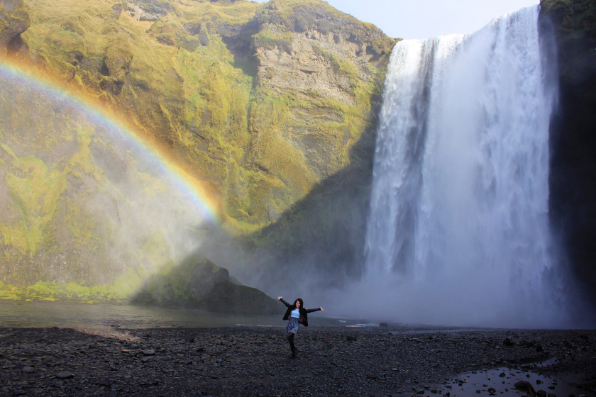 Don't forget to visit Skogafoss waterfall