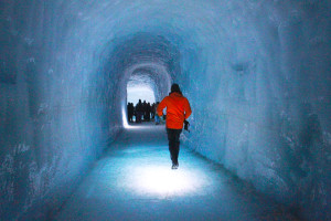 Into the glacier - Iceland's longest man-made cave