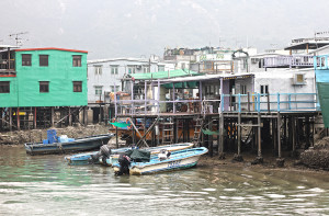 Stilt houses in the village of Tai O, Hong Kong