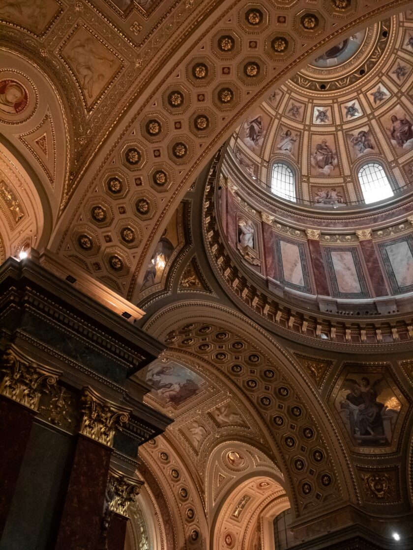 Inside St Stephen's Basilica, Budapest