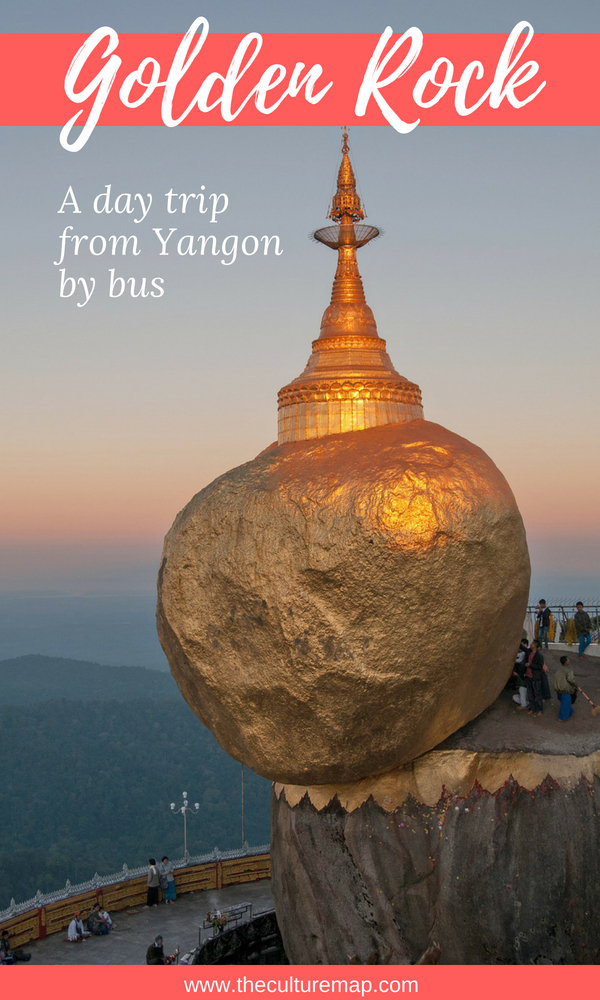 Golden Rock day trip from Yangon by bus - information and photos