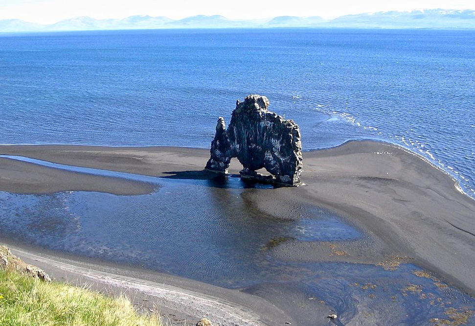 Hvitserkur rock formation in North Iceland