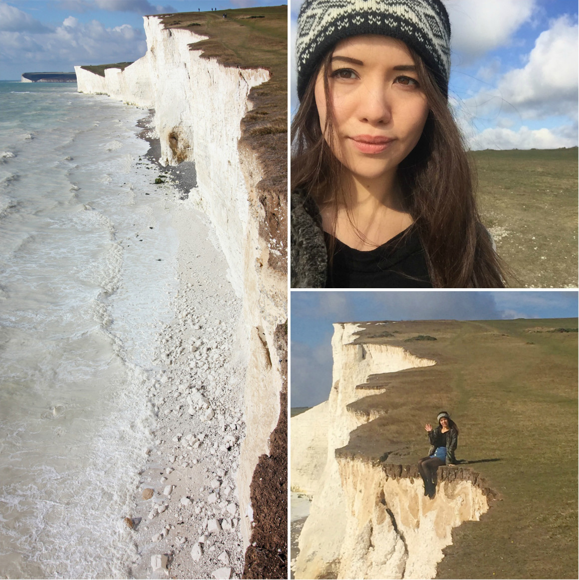 The Chalk Cliffs at Seven Sisters, England