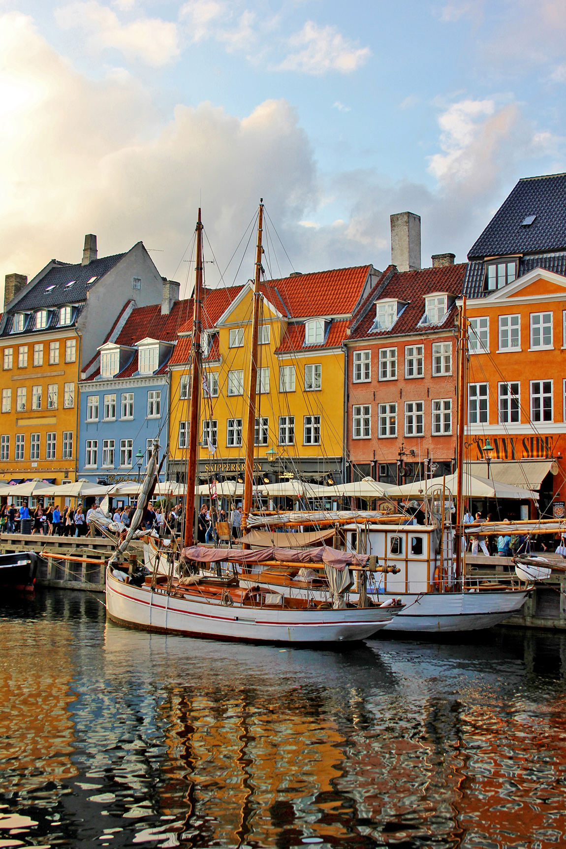 The beautiful and colourful city of Copenhagen
