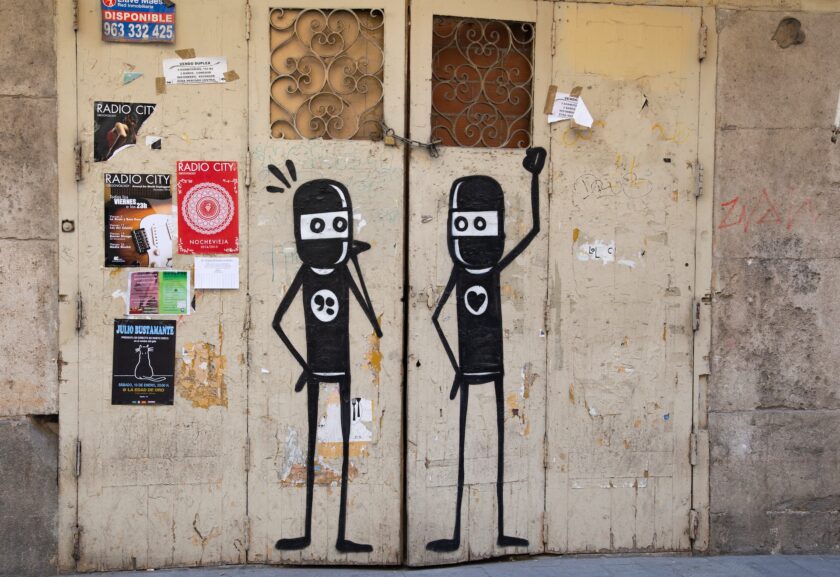 Street art in Valencia by David de Lemon
