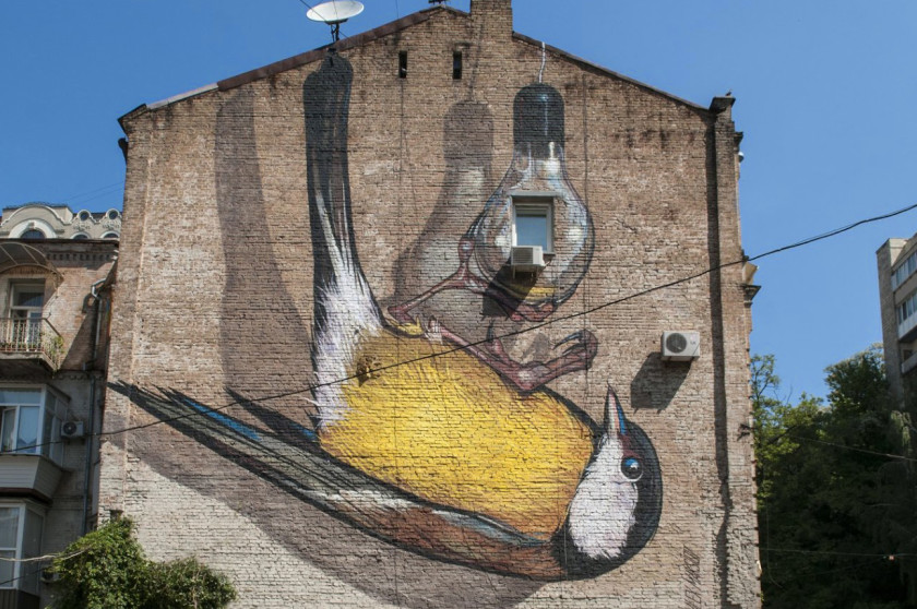 Street art in Kiev - where to find them.