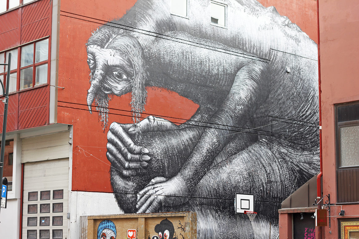Street art by Phelgm in Bodø - Things to do in Bodø, Northern Norway