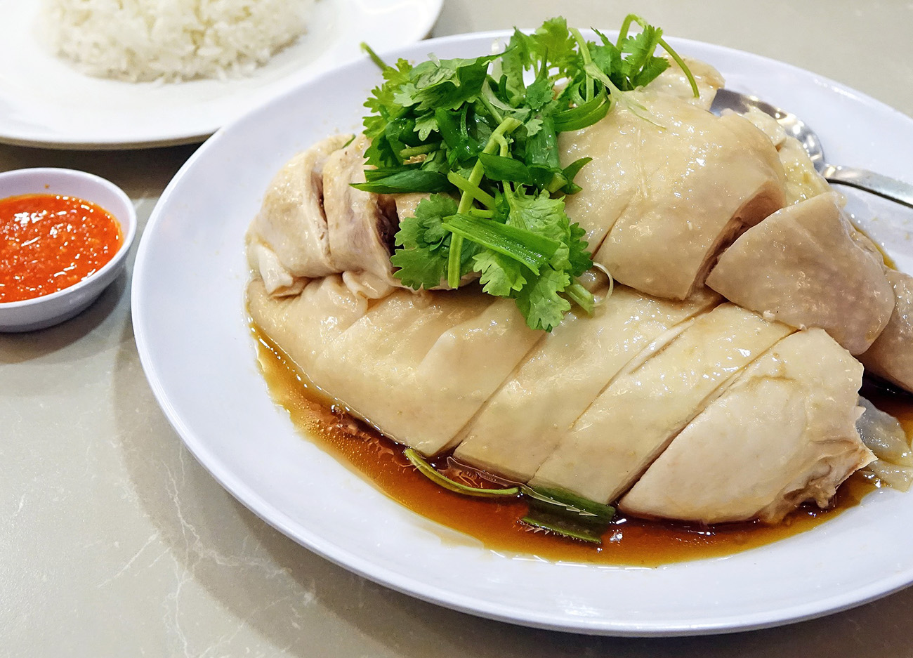 Haninanese chicken rice -food to try in Malaysia
