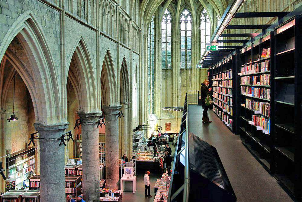 Polare Bookstore, Maastricht, Netherland - Most beautiful bookshops in Europe