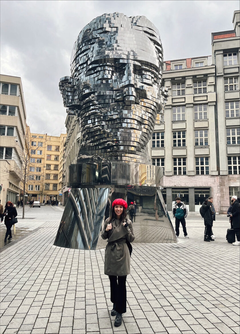 Franz Kafka Sculpture in Prague