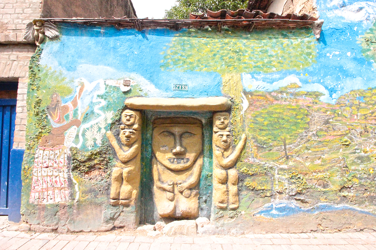 Amazing street art in La Candelaria, Bogota