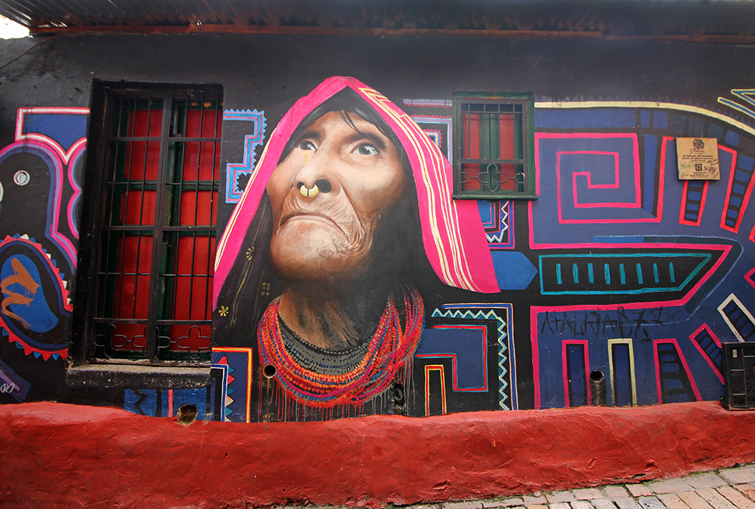 Street art in La Candelaria, Bogota