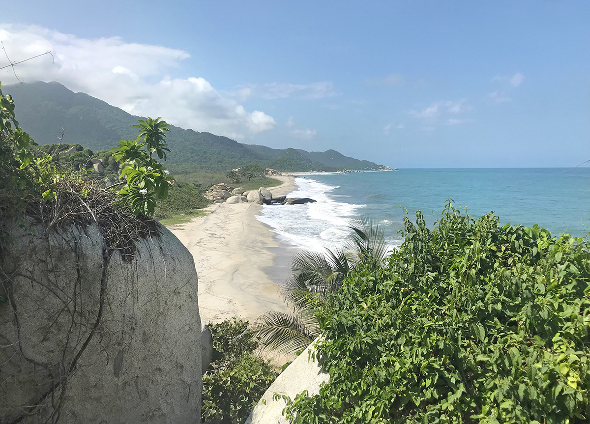 Hiking and sunbathing in Tayrona National Park #Colombia