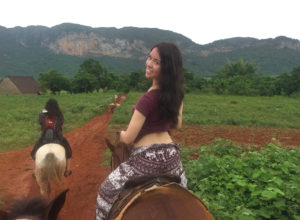 Horseback riding in Vinales Valley, Cuba