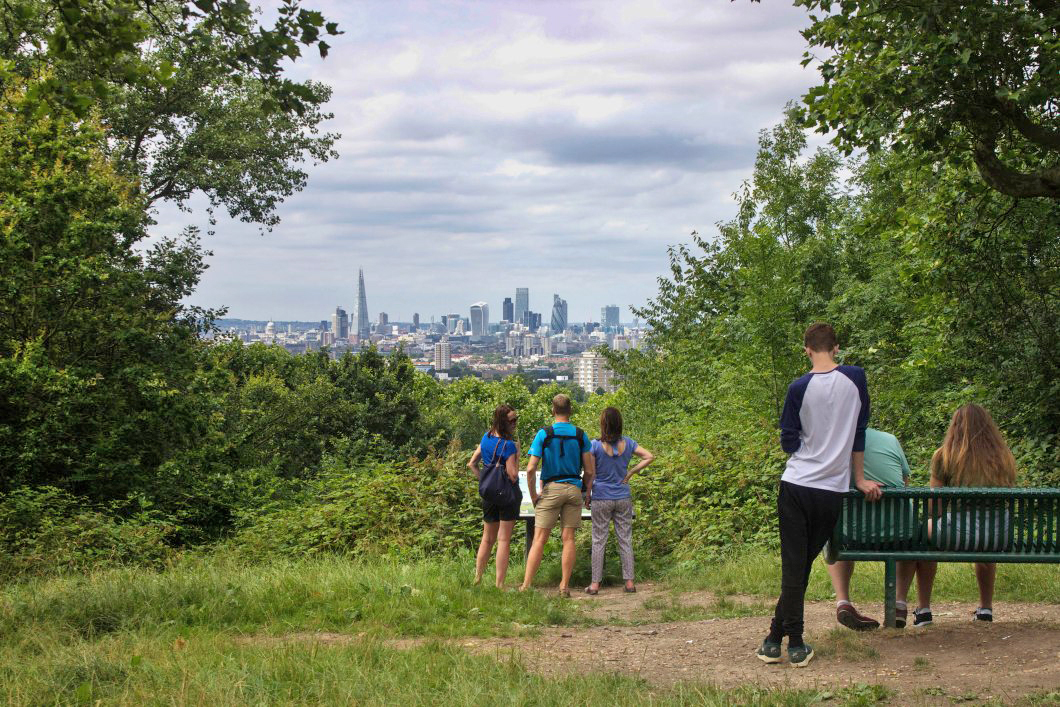 View of London from One Tree Hill