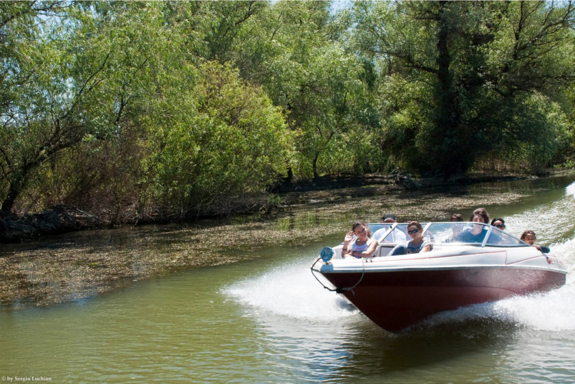 Danube Delta boat-ride in Romania