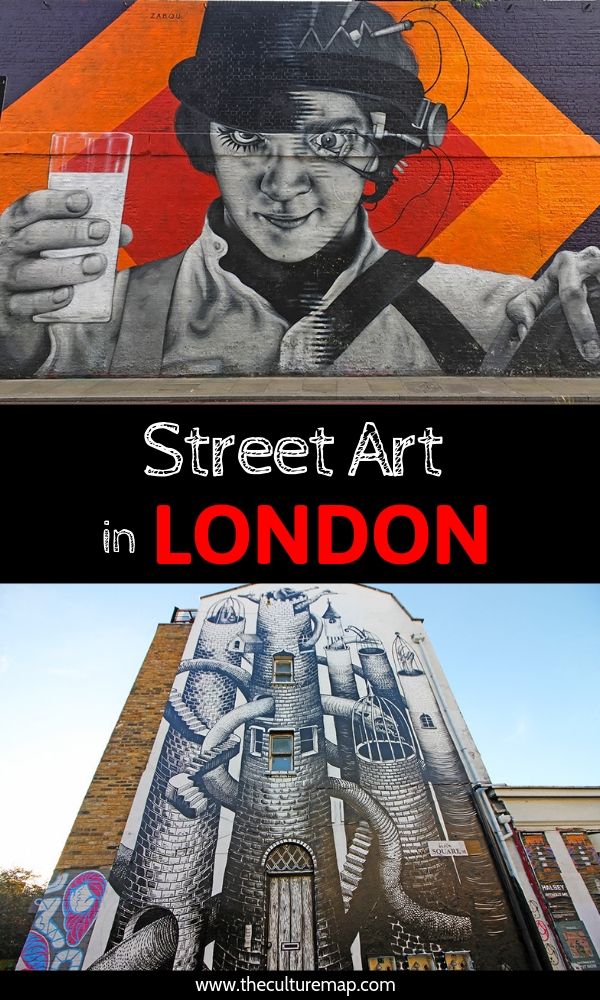 Where to find the best street art in London, England. 