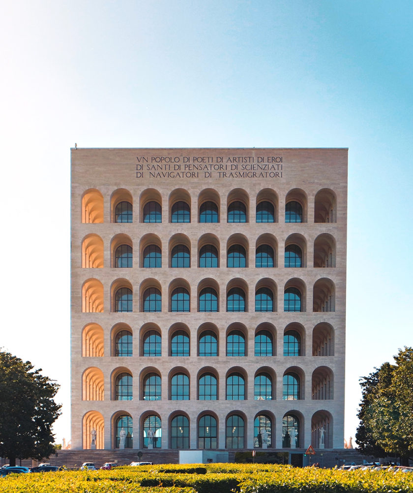 Colosseo Quadrato - Contemporary architecture in Rome