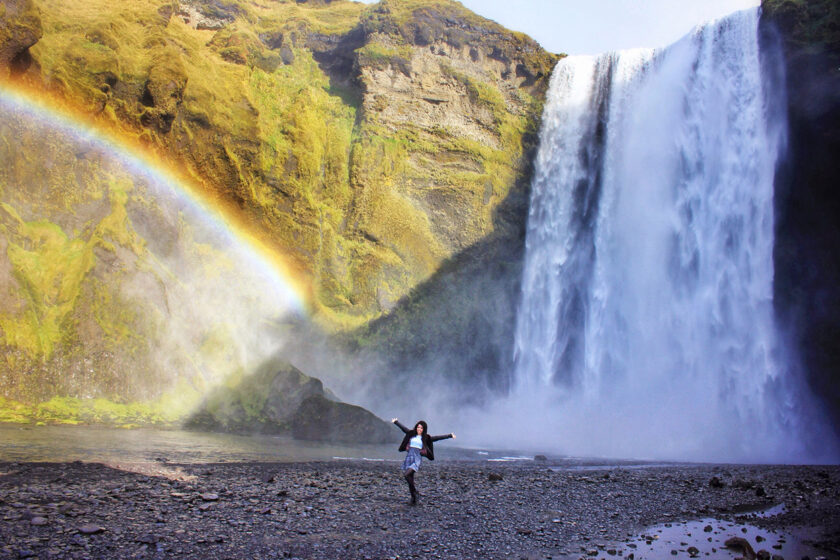Iceland attractions - Skogafoss Waterfall