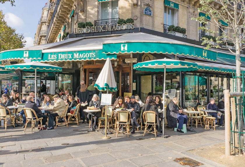 Lex deux Magot in Paris | Literary locations