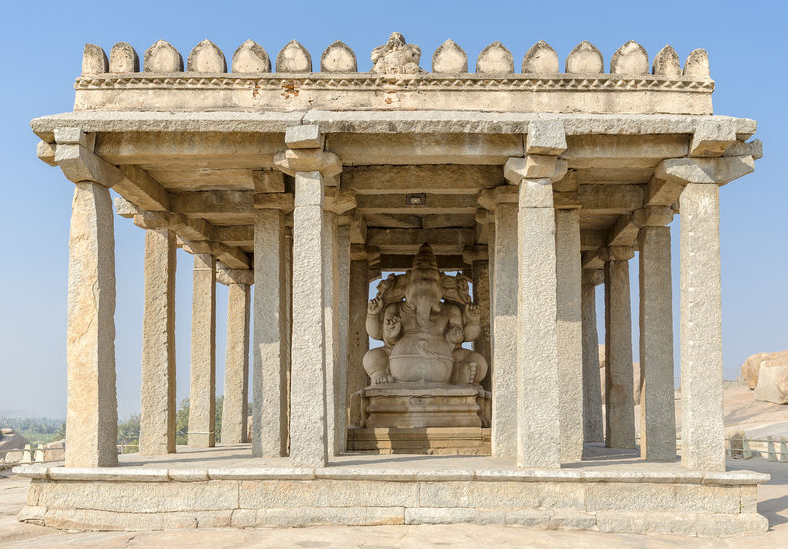 Sasivekalu Ganesha temple in Hampi, India