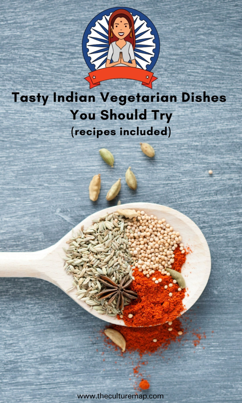 Recipes for Indian vegetarian dishes