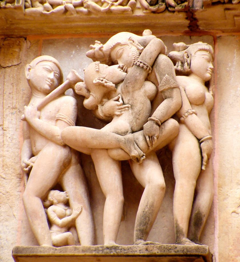 Khajuraho karmasutra temples in India