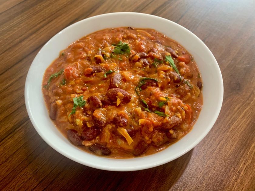 Rajma, kidney bean curry, Indian recipe