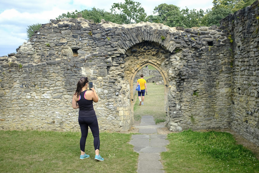 Ruins of Lesnes Abbey in London
