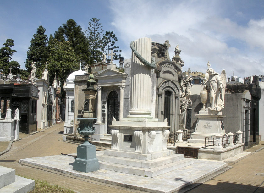 Recoleta Cemetery in Buenos Aires, Argentina