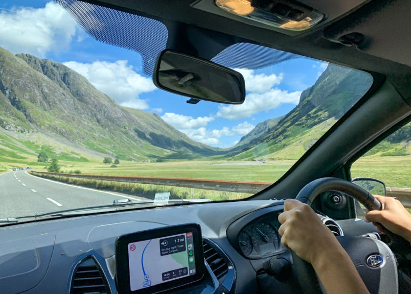 Drive to Glencoe in Scotland - travel guide