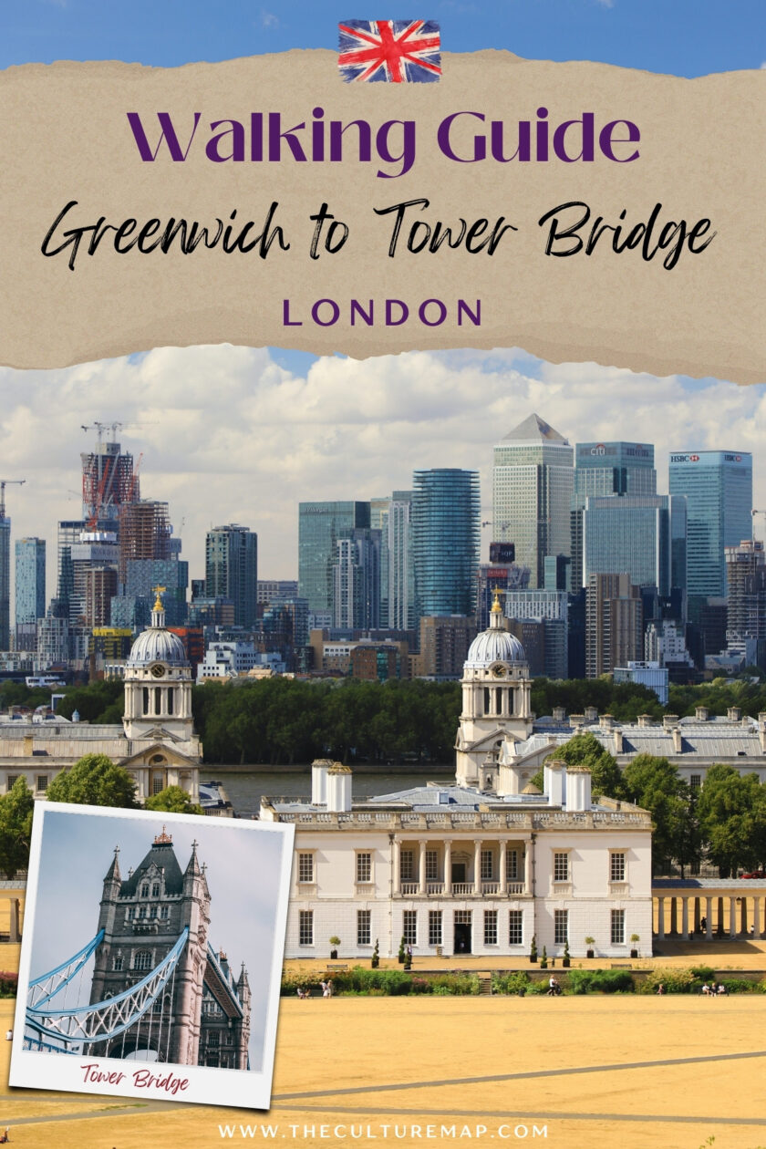 Greenwich to Tower Bridge - London walking route