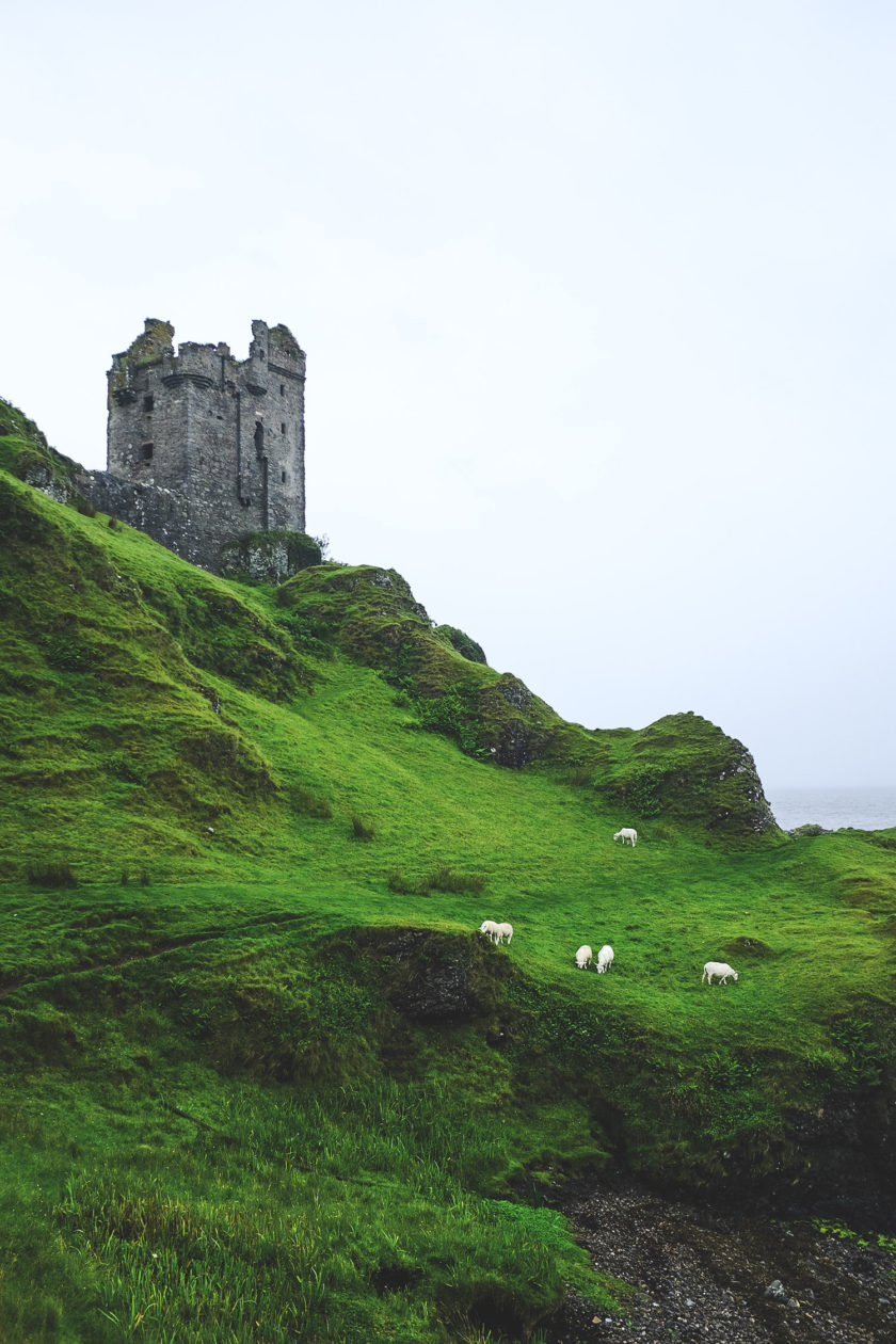 Gylen Castle on Isle of Kerrera, Scotland